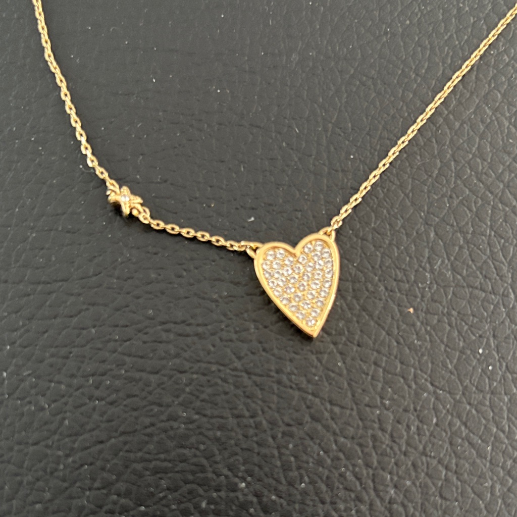 Adore Gold Heart Pendant Necklace